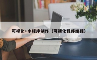 揭阳可视化+小程序制作（可视化程序编程）